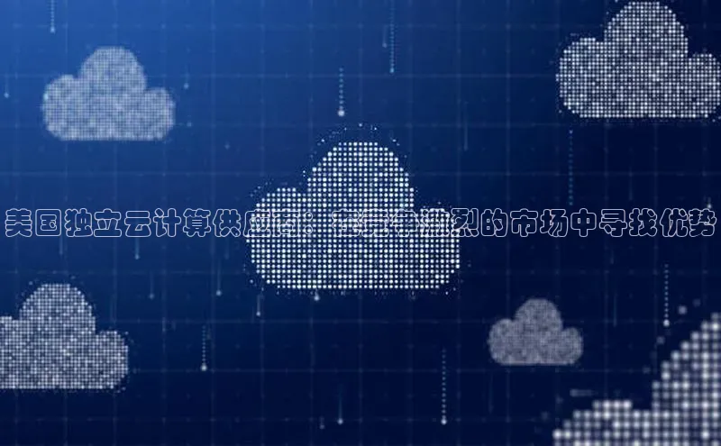 EON4官网百度识图美国独立云计算供应商：在竞争激烈的市场中寻找优势