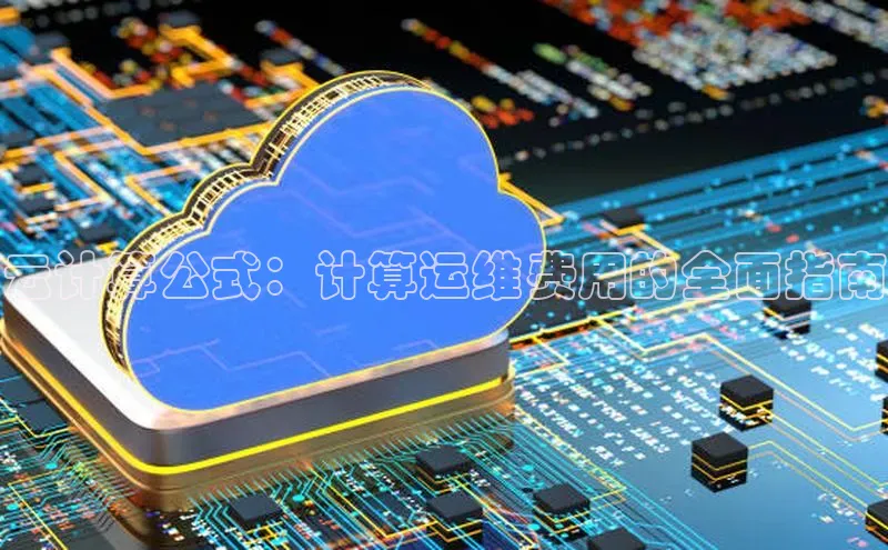 意昂体育4代理赛富乐斯云计算公式：计算运维费用的全面指南